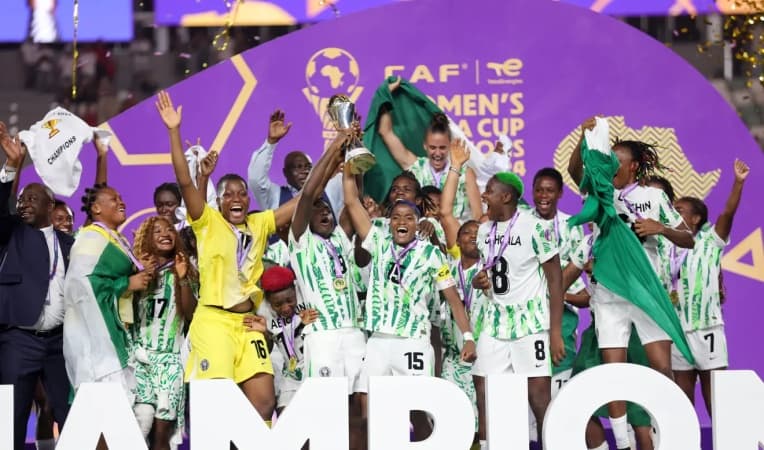 Tinubu hails Super Falcons on 10th WAFCON title