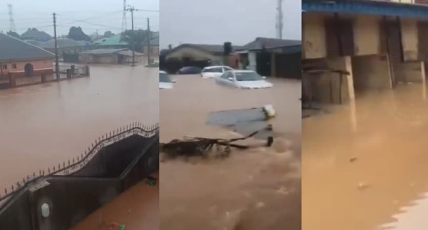 Lagos communities flooded, vehicles submerged after marathon rainfall