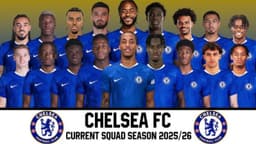 FULL LIST: Chelsea unveil 2025/26 squad numbers as new signings inherit iconic shirts