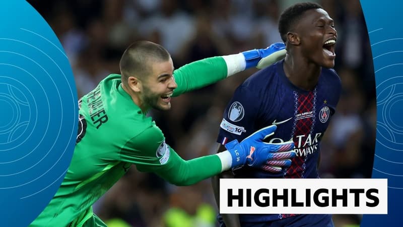 PSG stage late comeback, beat Tottenham on penalties to win European Super Cup