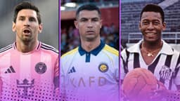 The 15 footballers with 700+ career goals: Cristiano Ronaldo 3rd, Lionel Messi 5th, Pele 11th…