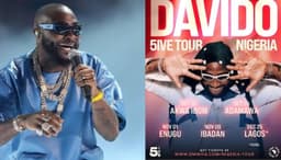 Davido announces Nigerian leg of 5ive tour