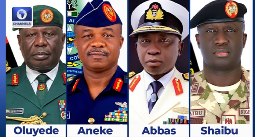 New service chiefs arrive NASS for screening