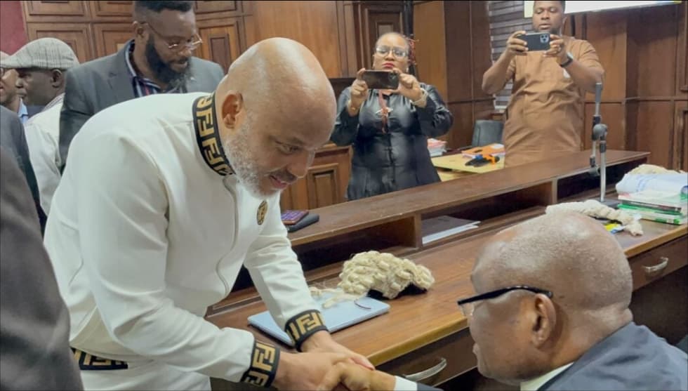 BREAKING: Trial runs into hitch as Nnamdi Kanu fails to open defence, gives reason