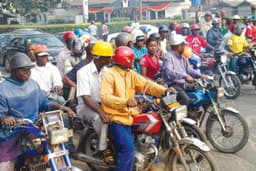 Commercial motorcycle riders protest killings in Benue