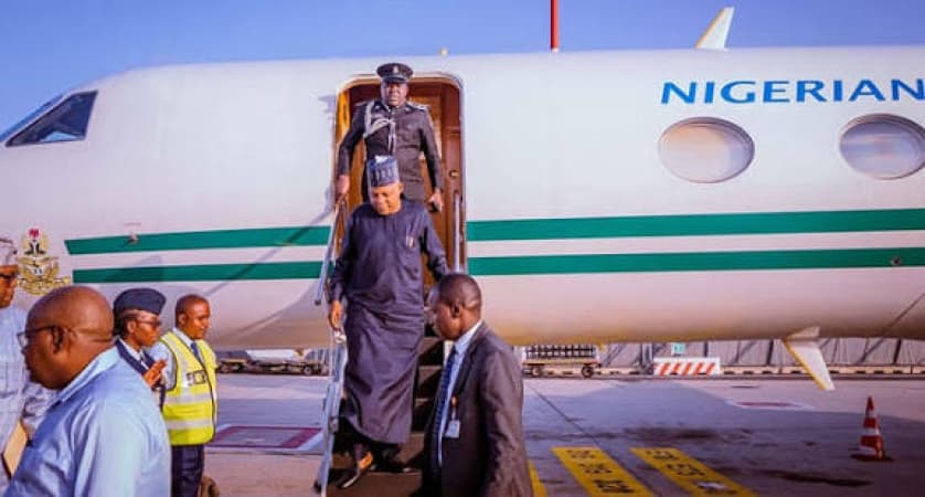 Shettima returns from Brazil, says Nigeria’ll drive Africa’s climate action
