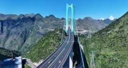 World's tallest bridge opens and cuts journey times from 2 hours to minutes