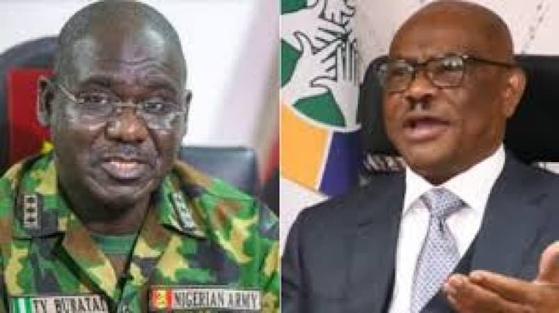 Wike’s aide tackles Gen. Buratai over comment on minister’s clash with military