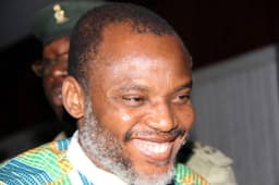 How Governor Otti made Nnamdi Kanu to laugh loudly in Sokoto prison
