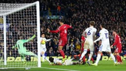 Leeds' late leveller stuns Liverpool in six-goal thriller