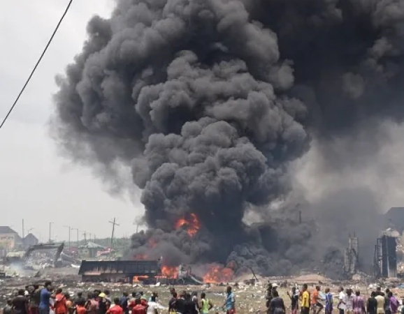 Shock, destruction as multiple explosions rock Edo
