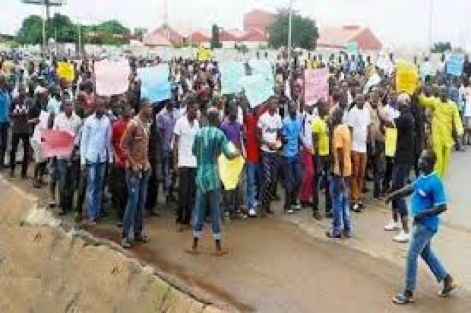 Students protest 'rising' kidnapping in Edo