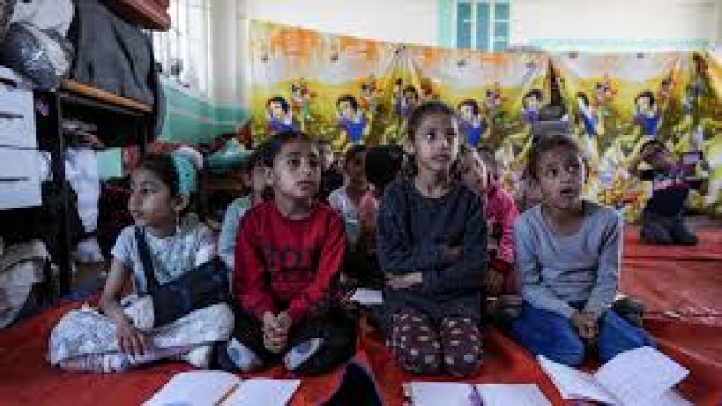 Gaza children resume classes after nearly two years without formal schooling
