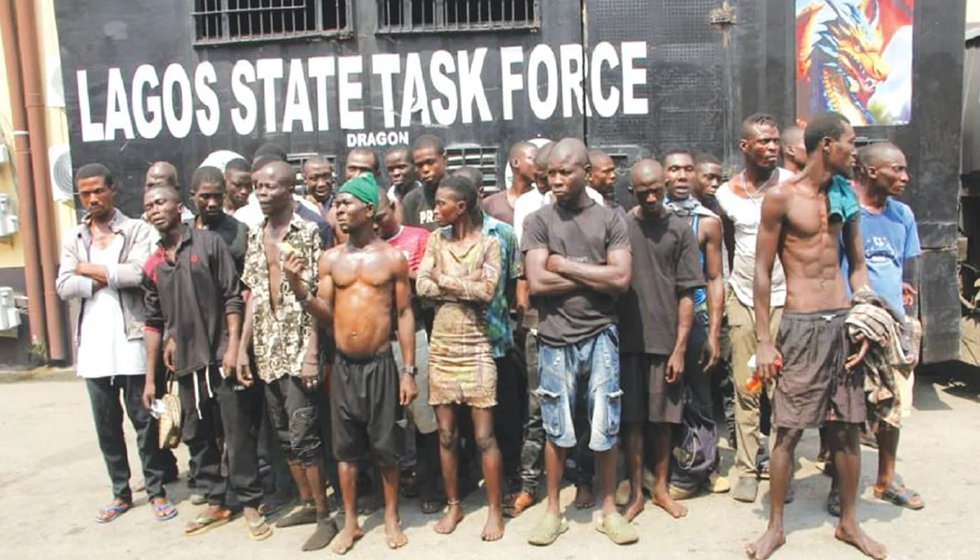 Lagos task force arrests 32 for causing nuisance on highways