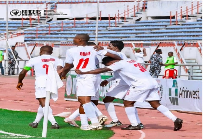 NPFL: Rangers defeat Kano pillars 2-0 in Enugu