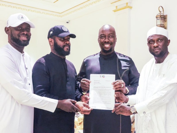 Obi Cubana named south-east director of City Boy movement as Seyi Tinubu presents appointment letter
