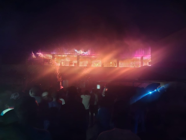 Fire razes Jama’a Emir’s Palace in Kafanchan