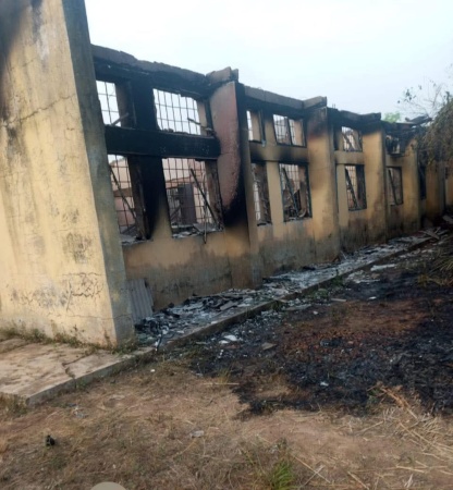 Mystery fire guts federal college of education in Enugu