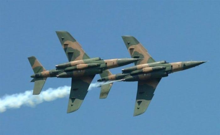 Over 50 terrorists reported dead as war jets bombard escape route in Borno