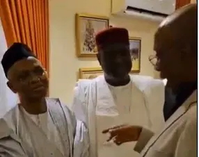 El-Rufai arrives home after release by ICPC, Amaechi among early callers