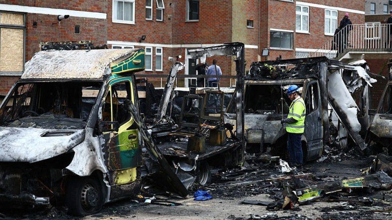 UK charges three men with arson over attack on Jewish community ambulances
