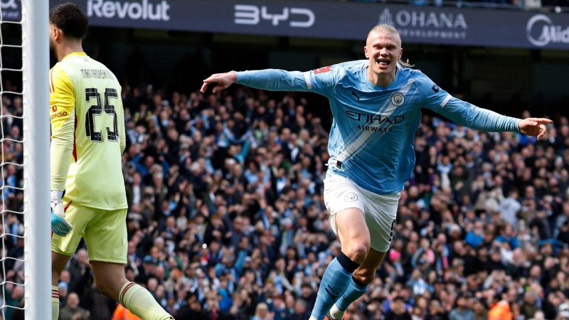 Haaland hat-trick helps Man City thrash Liverpool