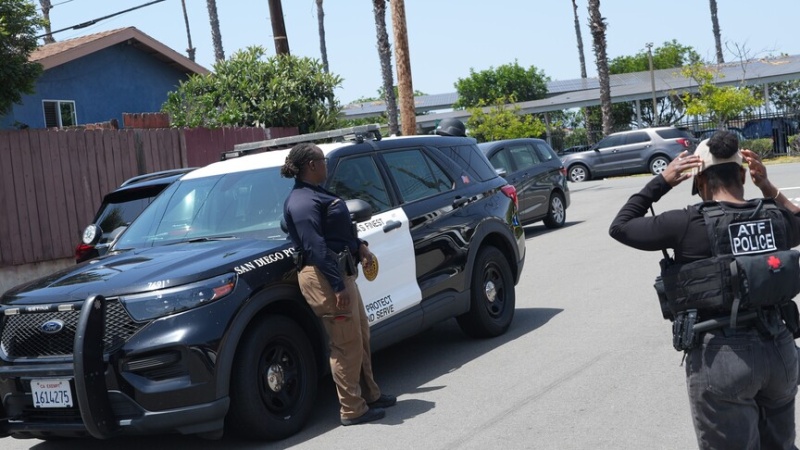 Police seize over 30 guns, crossbow from homes linked to San Diego mosque shooters