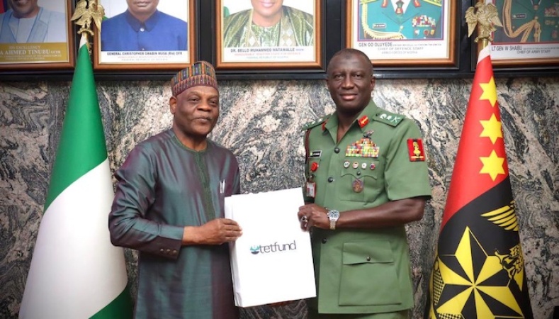 Nigerian Army strengthens partnership with TETFund on armament technology, drone warfare