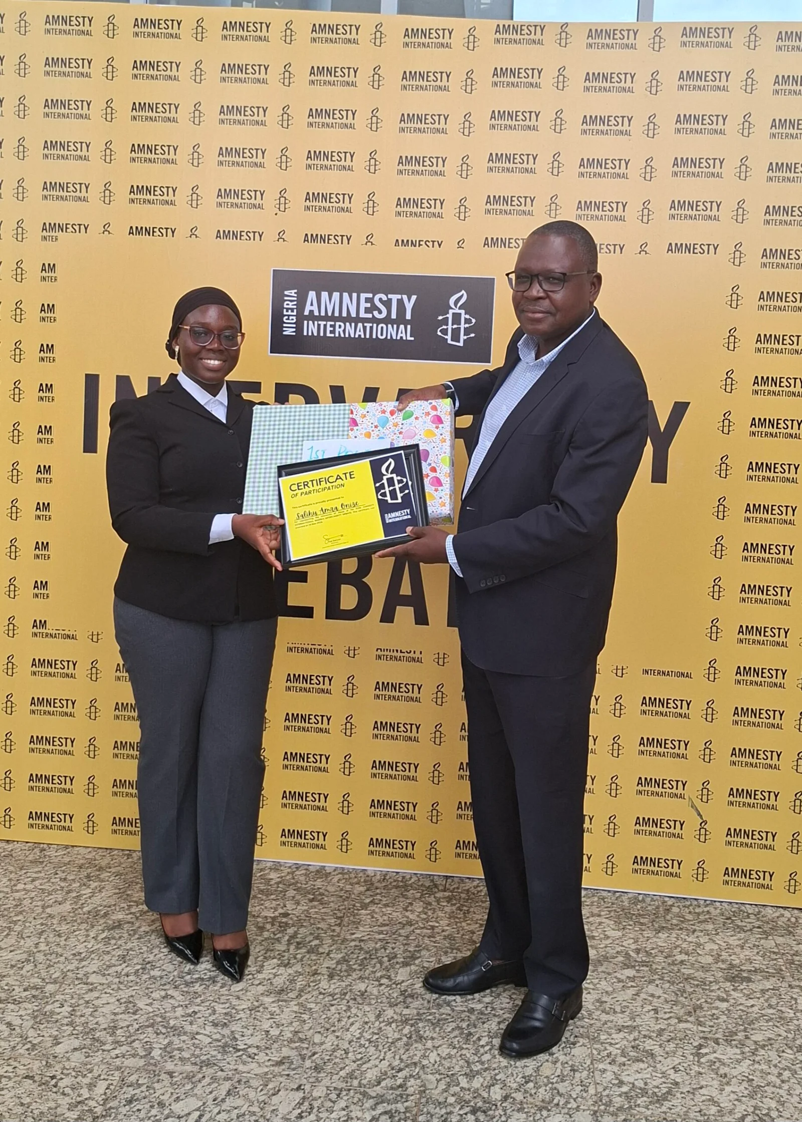 UniAbuja student wins Amnesty International’s 2026 inter-varsity debate