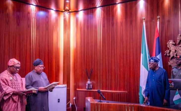Tinubu swears-in Minister of Power, Minister of State for Foreign Affairs