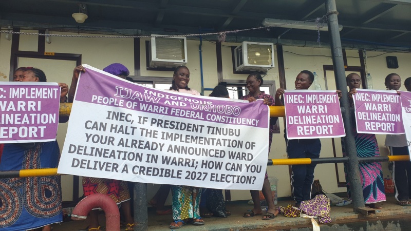 Ijaw protesters shut down 9 major flow stations in Delta over Warri delineation crisis