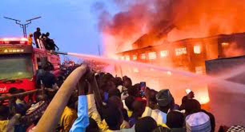 Traders suffer losses as fire guts major furniture market in Kano