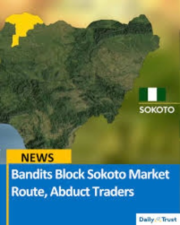 Bandits block Sokoto market route, abduct traders