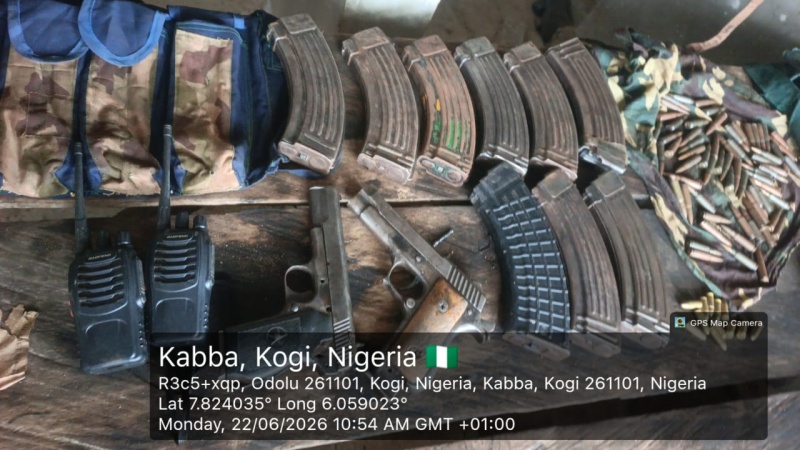 Kogi security forces intercept arms cache, foil retaliatory plot by bandits