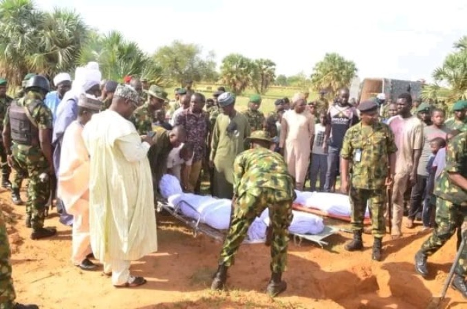 Sorrow, anguish as soldiers killed in Sokoto ambush laid to rest