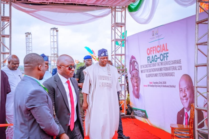 Tinubu flags off two strategic road projects in Abuja, reaffirms commitment to infrastructure-led development