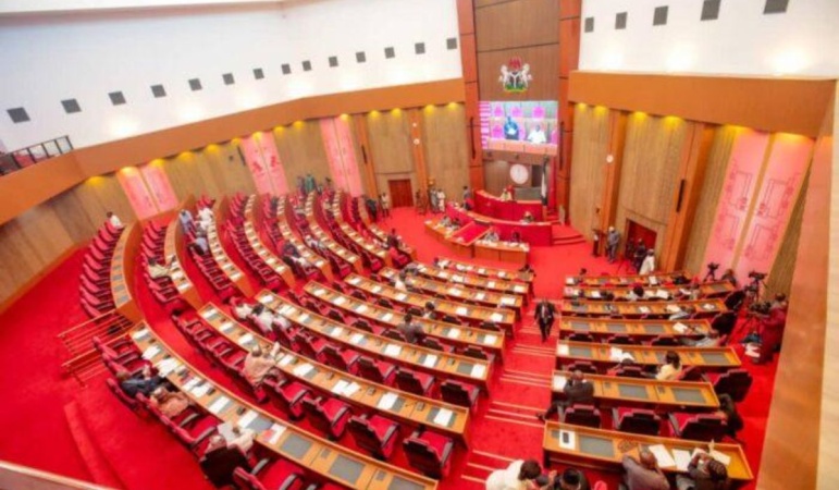 BREAKING: Gbajabiamila, APC govs storm Senate chambers as voting begins on state police